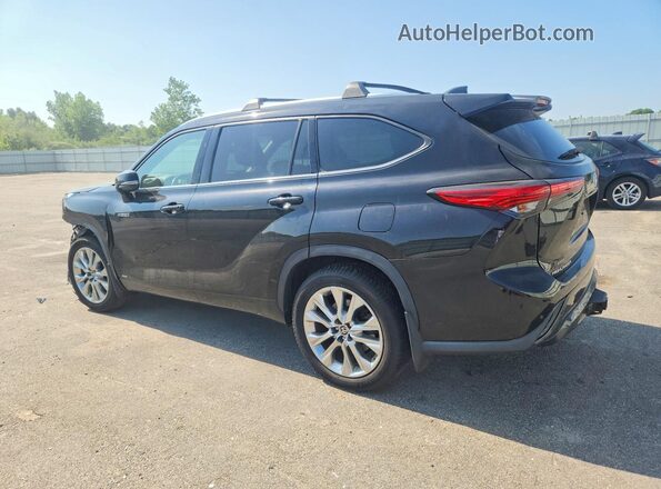 5TDXBRCHXLS010115 2020 TOYOTA HIGHLANDER Black Rear left