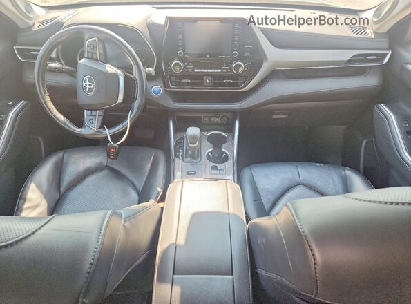 5TDXBRCHXLS010115 2020 TOYOTA HIGHLANDER Black Dashboard view