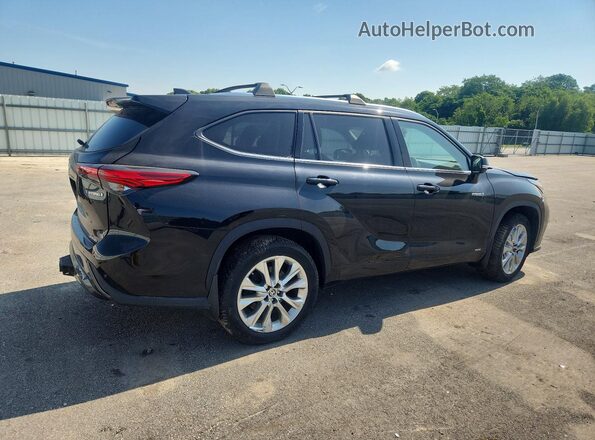 5TDXBRCHXLS010115 2020 TOYOTA HIGHLANDER Black Rear right