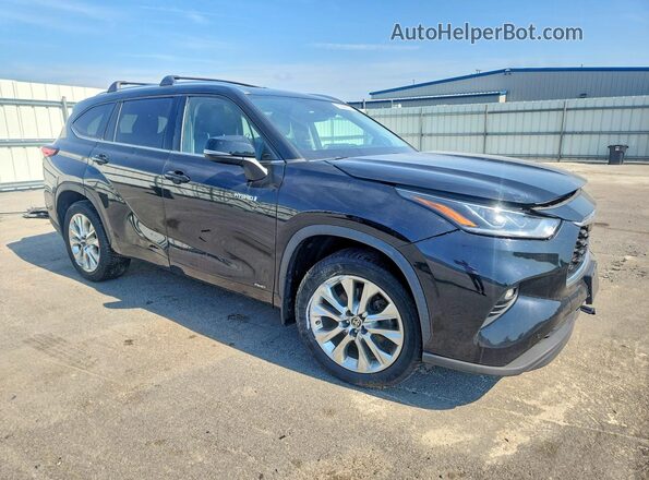 5TDXBRCHXLS010115 2020 TOYOTA HIGHLANDER Black Front right