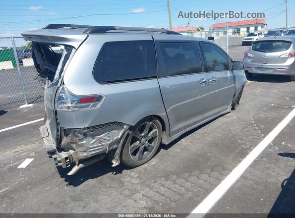 5TDXK3DC3GS717675 2016 TOYOTA SIENNA Silver Tył prawy