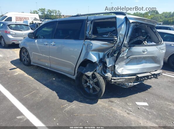 5TDXK3DC3GS717675 2016 TOYOTA SIENNA Silver Tył lewy