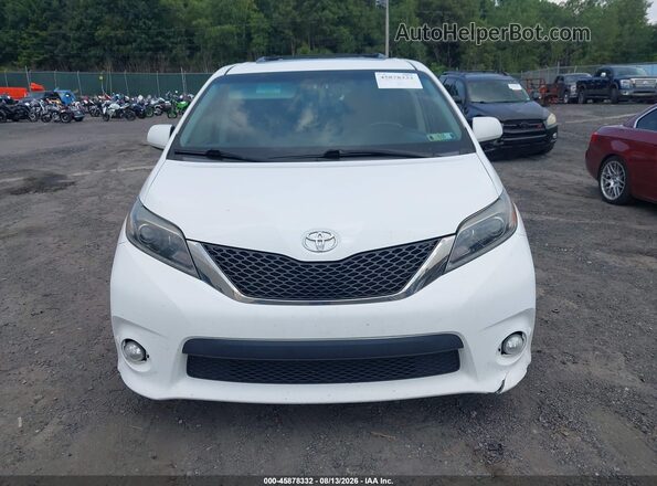 5TDXK3DC7GS763512 2016 TOYOTA SIENNA White Instrument cluster view