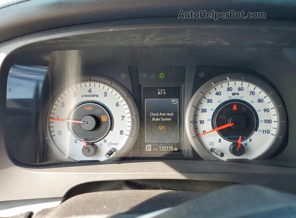 5TDXK3DC8GS719387 2016 TOYOTA SIENNA Silver Вид щитка приладів
