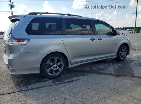 5TDXK3DC8GS719387 2016 TOYOTA SIENNA Silver Задня права чверть