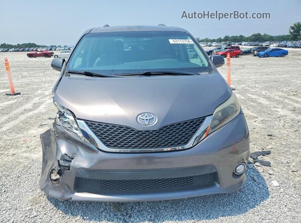 5TDXK3DC9GS752950 2016 TOYOTA SIENNA Gray Вид спереду