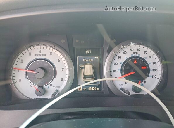 5TDXK3DC9GS752950 2016 TOYOTA SIENNA Gray Вид щитка приладів