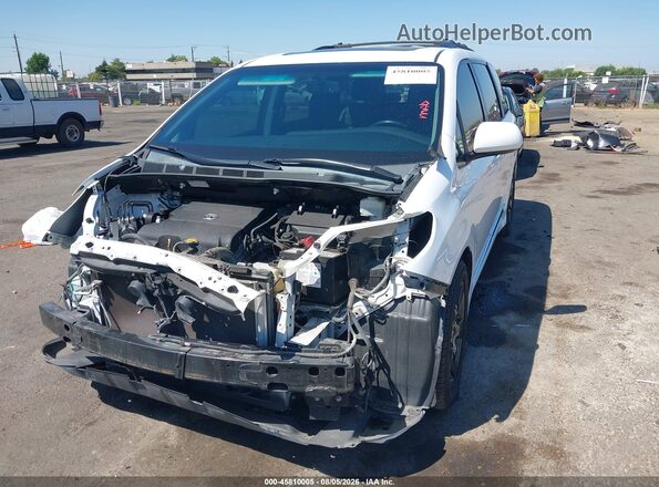 5TDXK3DCXGS710898 2016 TOYOTA SIENNA White Առջևի ձախ երեք քառորդ տեսարան