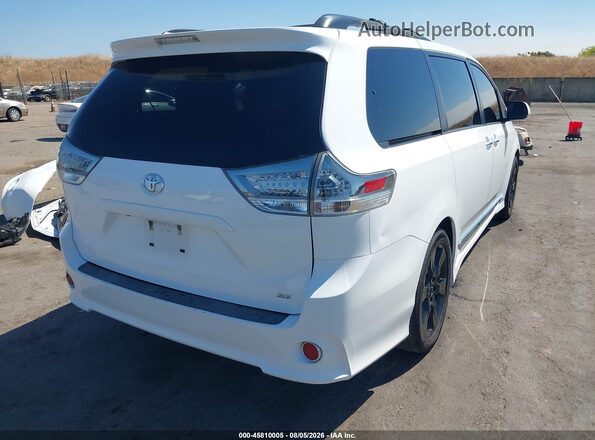 5TDXK3DCXGS710898 2016 TOYOTA SIENNA White Հետևի աջ