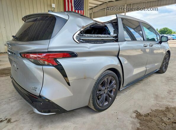 5TDXRKEC1PS170586 2023 TOYOTA SIENNA Silver Հետևի աջ