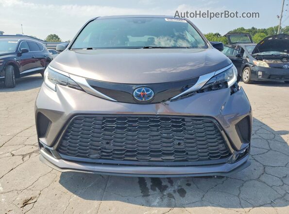 5TDXRKEC2MS052817 2021 TOYOTA SIENNA Gray Widok z przodu