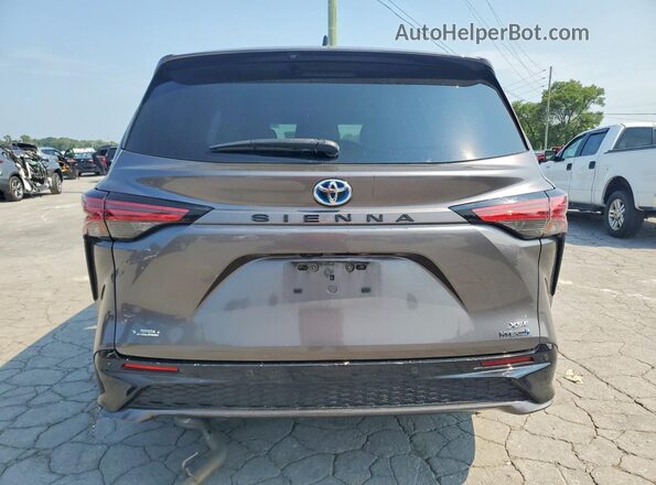 5TDXRKEC2MS052817 2021 TOYOTA SIENNA Gray Widok z tyłu
