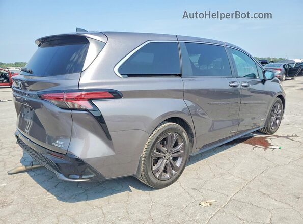 5TDXRKEC2MS052817 2021 TOYOTA SIENNA Gray Tył prawy