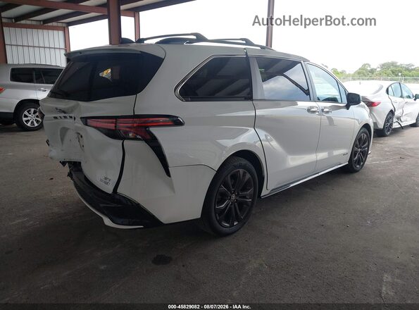 5TDXRKEC4MS007765 2021 TOYOTA SIENNA White Հետևի աջ