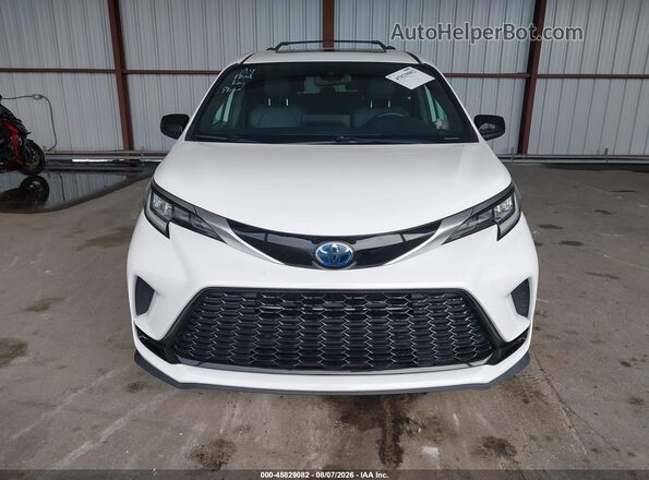 5TDXRKEC4MS007765 2021 TOYOTA SIENNA White Սարքավորումների վահանակի տեսք