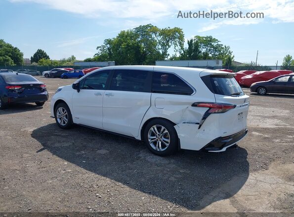 5TDXSKFC6MS013232 2021 TOYOTA SIENNA White Tył lewy