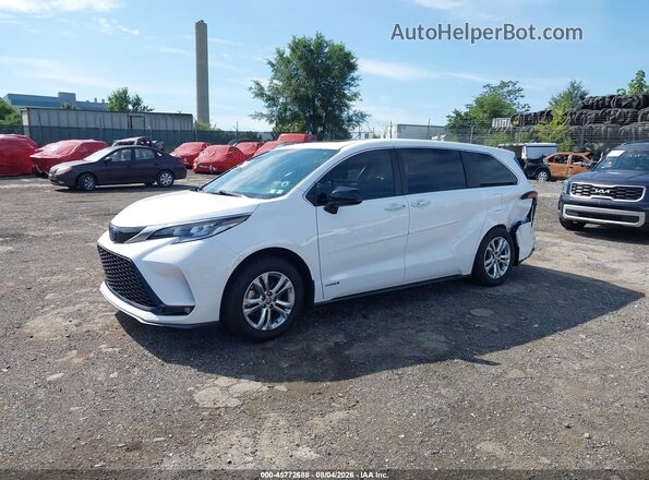 5TDXSKFC6MS013232 2021 TOYOTA SIENNA White Przód lewy
