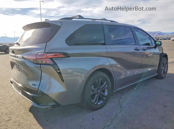 5TDXSKFCXTS230359 2026 TOYOTA SIENNA Gray Առջևի վահանակի տեսք