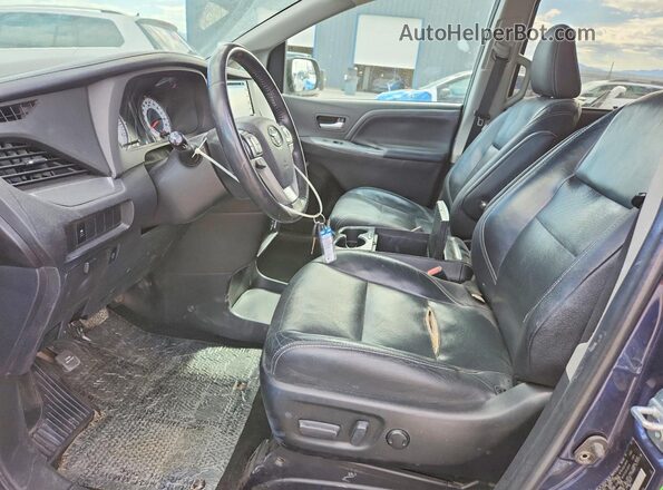 5TDXZ3DC2JS926568 2018 TOYOTA SIENNA Charcoal Սալոնի դիմացի տեսք