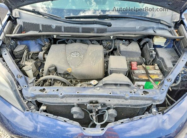 5TDXZ3DC2JS926568 2018 TOYOTA SIENNA Charcoal Շարժիչի բաժամունքի տեսք
