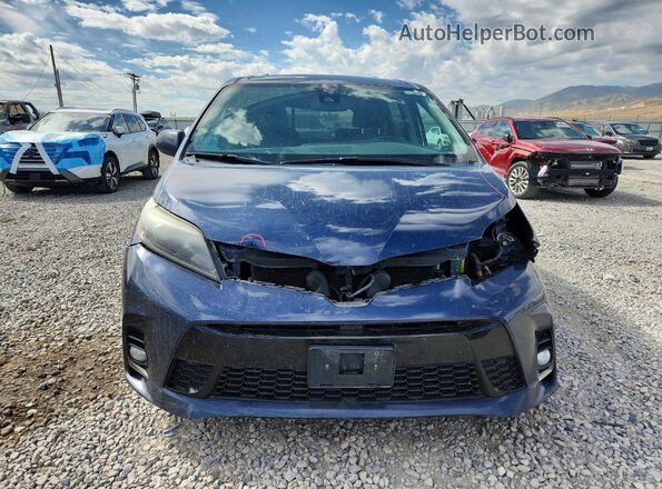 5TDXZ3DC2JS926568 2018 TOYOTA SIENNA Charcoal Դիմացի տեսք