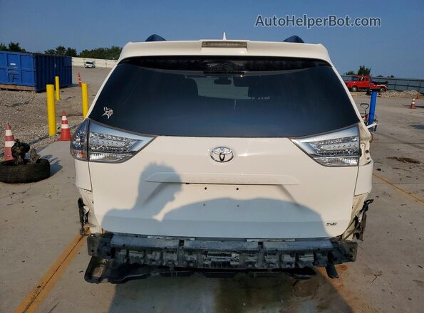 5TDXZ3DC2JS927882 2018 TOYOTA SIENNA White უკანა ხედი