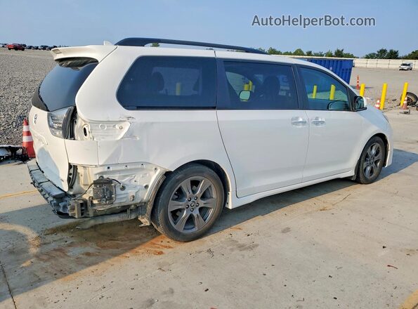 5TDXZ3DC2JS927882 2018 TOYOTA SIENNA White უკანა მარჯვენა