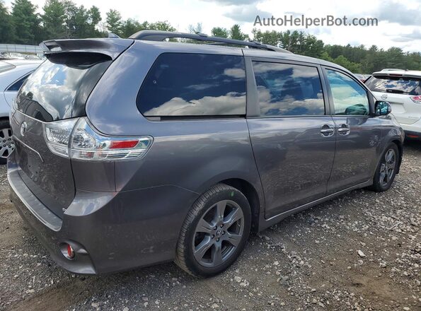 5TDXZ3DC2JS932290 2018 TOYOTA SIENNA Charcoal უკანა მარჯვენა