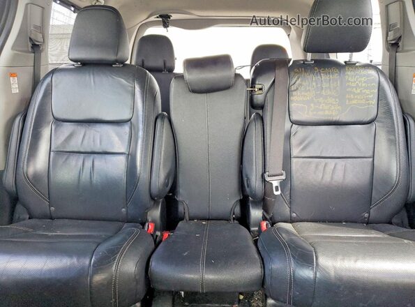 5TDXZ3DC2JS932290 2018 TOYOTA SIENNA Charcoal უკანა სავარძლების ხედი