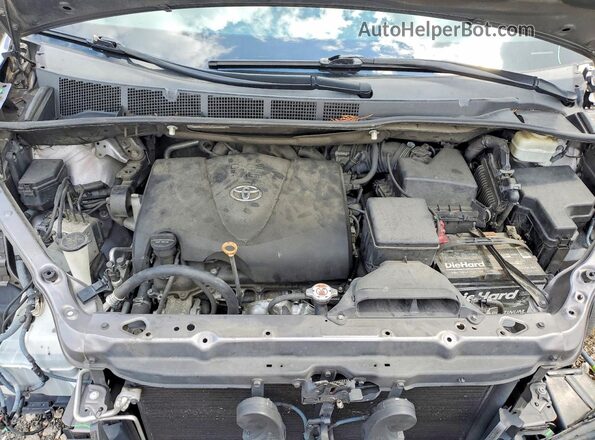 5TDXZ3DC2JS932290 2018 TOYOTA SIENNA Charcoal ძრავის განყოფილების ხედი