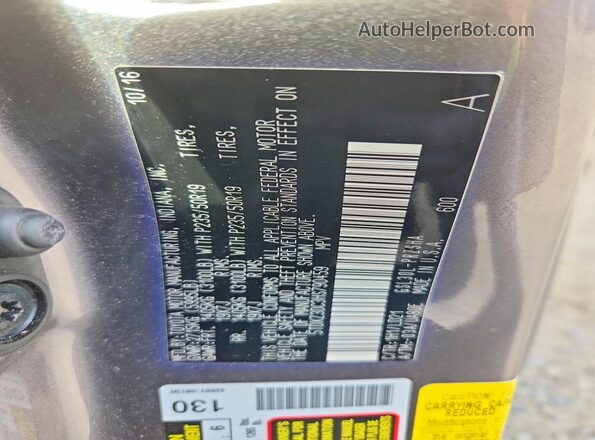 5TDXZ3DC3HS790459 2017 TOYOTA SIENNA Gray VIN կոդի պիտակի տեսք