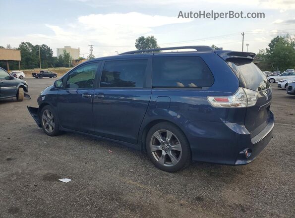 5TDXZ3DC3JS924151 2018 TOYOTA SIENNA Blue Tył lewy