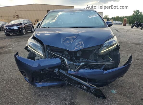 5TDXZ3DC3JS924151 2018 TOYOTA SIENNA Blue Widok z przodu