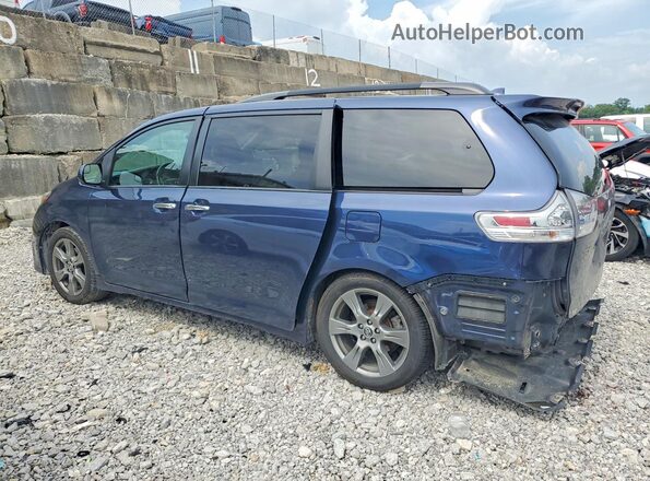 5TDXZ3DC3KS979006 2019 TOYOTA SIENNA Синий Задняя левая четверть