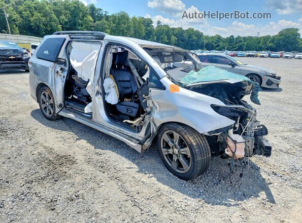5TDXZ3DC4HS892241 2017 TOYOTA SIENNA Silver წინა მარჯვენა
