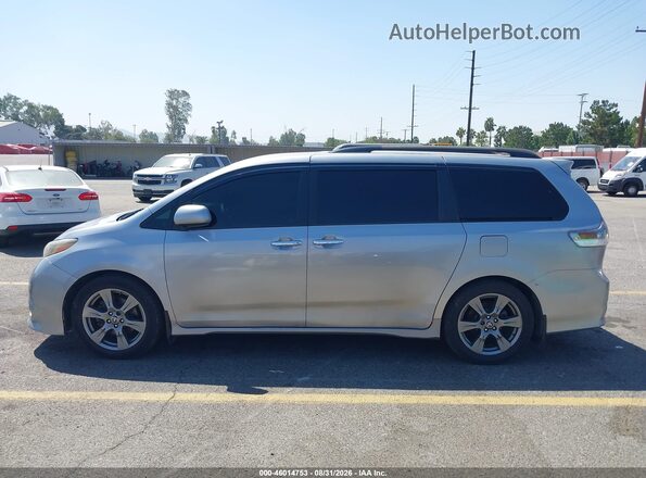 5TDXZ3DC5HS873360 2017 TOYOTA SIENNA Silver Սալոնի 360 աստիճան տեսք