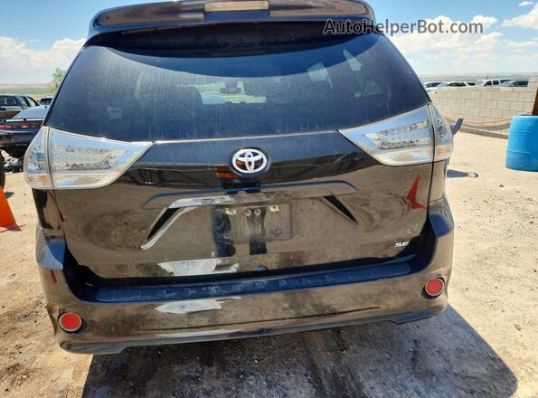 5TDXZ3DC6JS925763 2018 TOYOTA SIENNA Черный Вид сзади