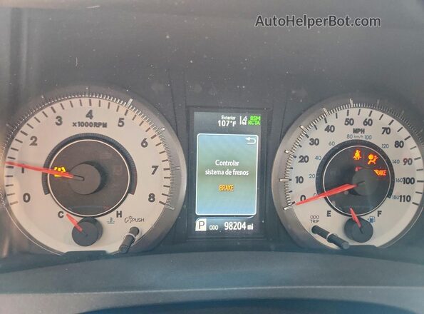 5TDXZ3DC6JS944975 2018 TOYOTA SIENNA Blue Սարքավորումների վահանակի տեսք