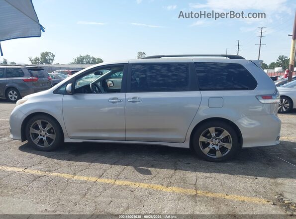 5TDXZ3DC7HS847875 2017 TOYOTA SIENNA Серебряный Панорамный вид салона 360°
