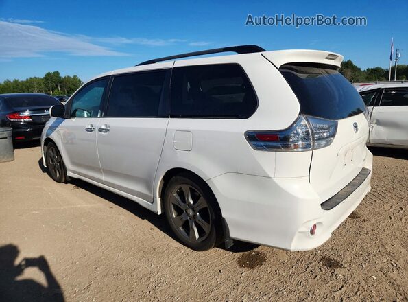 5TDXZ3DCXHS861396 2017 TOYOTA SIENNA White Tył lewy