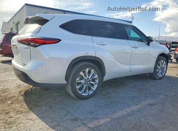 5TDYARAH4PS522887 2023 TOYOTA HIGHLANDER White Tył prawy