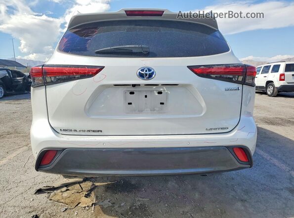 5TDYARAH4PS522887 2023 TOYOTA HIGHLANDER White Widok z tyłu