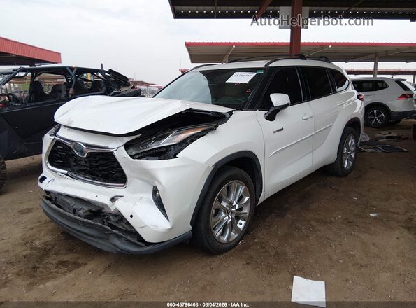 5TDYARAH6LS003009 2020 TOYOTA HIGHLANDER White Передня ліва чверть