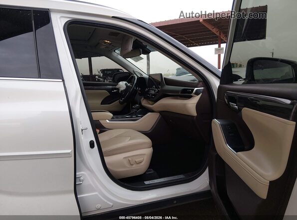 5TDYARAH6LS003009 2020 TOYOTA HIGHLANDER White Вид салону спереду