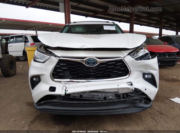 5TDYARAH6LS003009 2020 TOYOTA HIGHLANDER White Вид щитка приладів