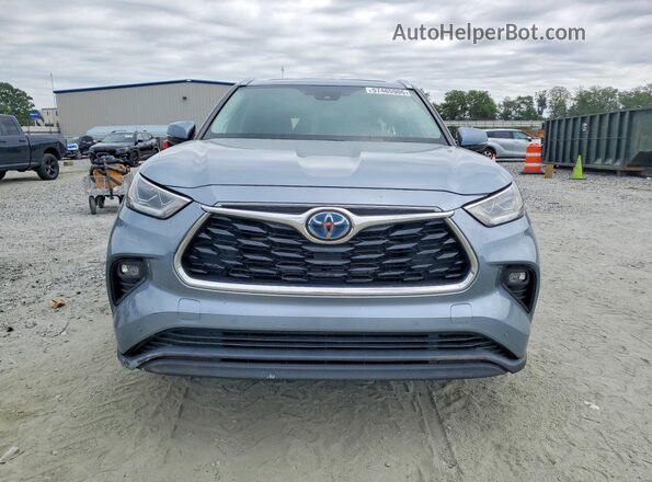 5TDYARAH8MS010545 2021 TOYOTA HIGHLANDER Blue წინა ხედი