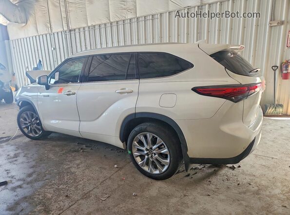 5TDYARAHXMS506348 2021 TOYOTA HIGHLANDER White უკანა მარცხენა