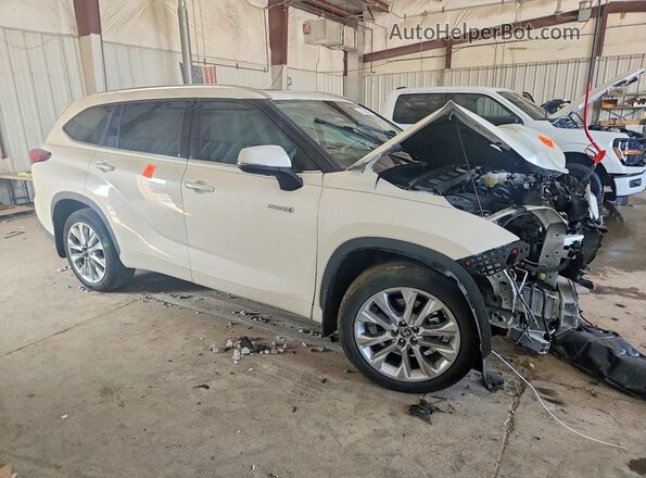 5TDYARAHXMS506348 2021 TOYOTA HIGHLANDER White წინა მარჯვენა