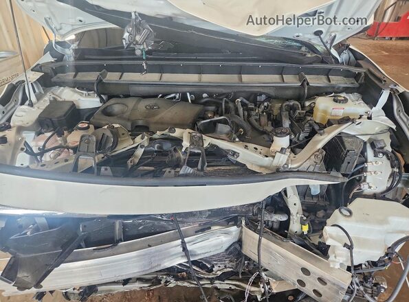 5TDYARAHXMS506348 2021 TOYOTA HIGHLANDER White ძრავის განყოფილების ხედი