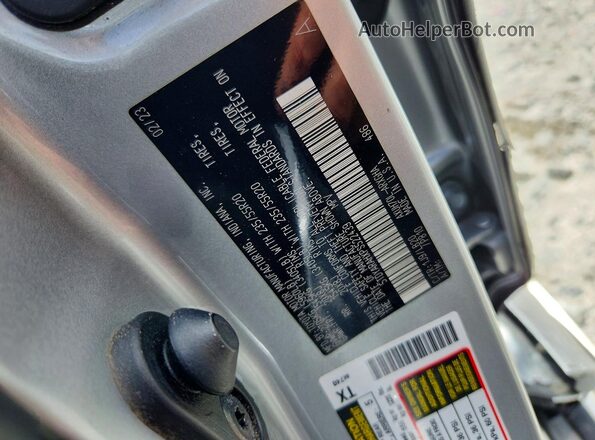 5TDYARAHXPS522439 2023 TOYOTA HIGHLANDER Silver VIN კოდის სტიკერის ხედი